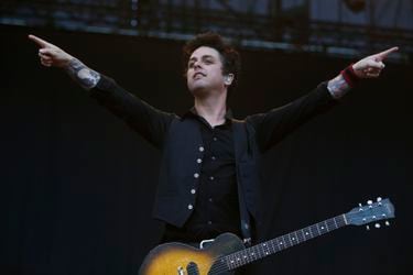 La banda estadounidense Green Day ofrece un concierto en Santiago
