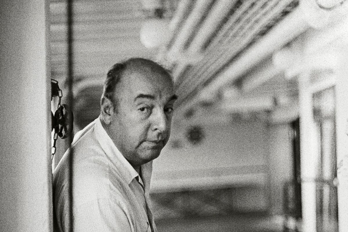 Pablo Neruda, 1968. Foto: Evandro Teixeira.