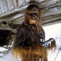 Así era el trabajo de Peter Mayhew como Chewbacca en el set de Star Wars