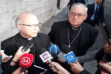 Obispos chilenos tras reunión con el Papa Francisco