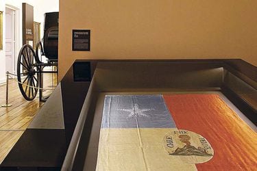 Bandera en Museo Histórico Nacional