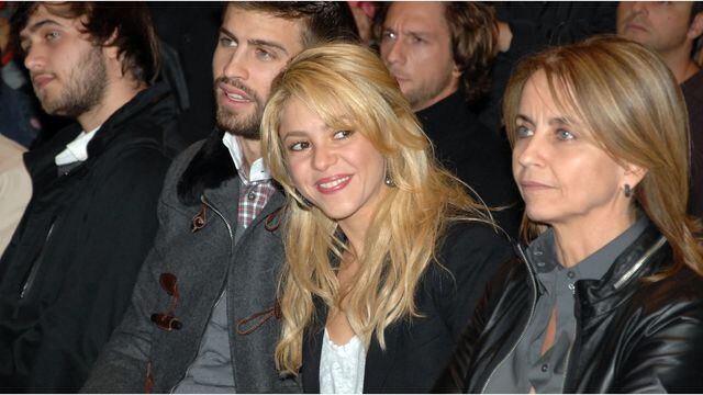 Gerard Piqué, Shakira y Montserrat Bernabeu