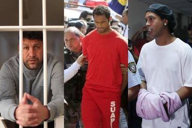 Luis Núñez, Bruno Fernandes de Souza y Ronaldinho son algunos de los futbolistas que han debido enfrentar la cárcel.