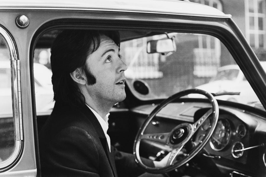 Paul McCartney Mini Cooper