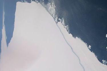 Revelan las primeras imágenes de un iceberg del tamaño de Londres