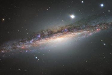 The edge-on galaxy NGC 1055