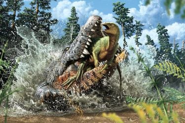 El “asesino” de hace 95 millones de años: el cocodrilo prehistórico que era capaz de comer un dinosaurio entero
