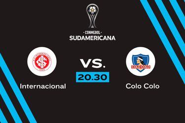 ¿A qué hora juega Colo Colo contra Inter de Porto Alegre, en busca del paso a cuartos de final de la Copa Sudamericana?