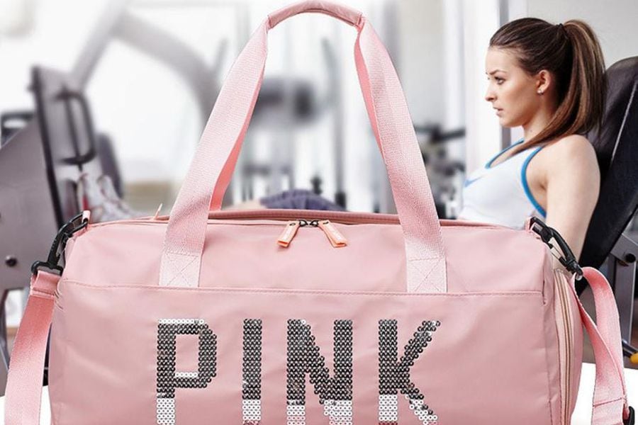 bolso rosado