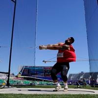 Humberto Mansilla se queda con el décimo lugar del lanzamiento del martillo en el Mundial de Atletismo de Oregón