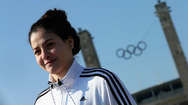 Yusra Mardini. Fotografía de Alexander Hassenstein (Getty Images para el Comité Olímpico Internacional)
