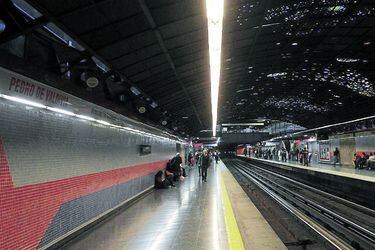 Mosaico Metro estacion Pedro de Valdivia 1912