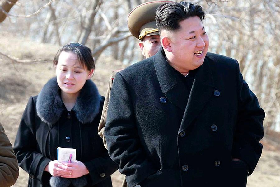 Kim Jong Un y Kim Yo Jong