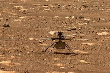 Helicóptero Ingenuity de la Nasa sorprende a los científicos al descubrir un extraño objeto en Marte