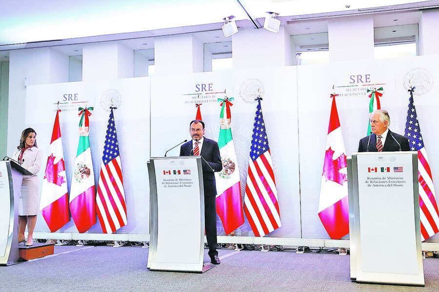 Reunión trilateral México, Estados Unidos y Canadá se desarrolla en México