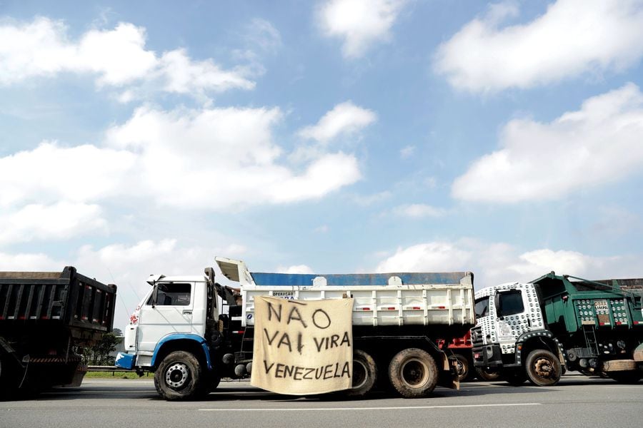 Huelga camioneros Brasil