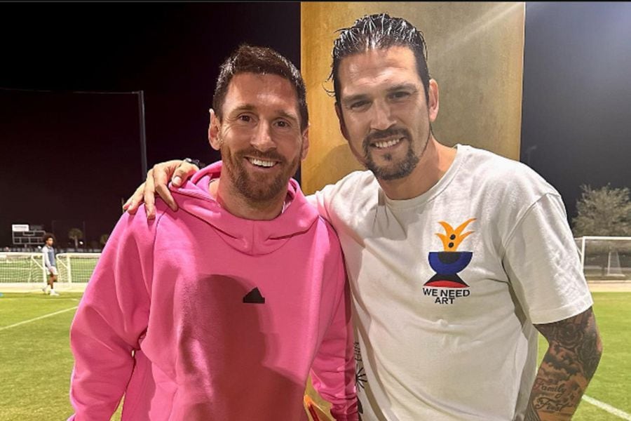 Mark González compartió con Lionel Messi en Estados Unidos.