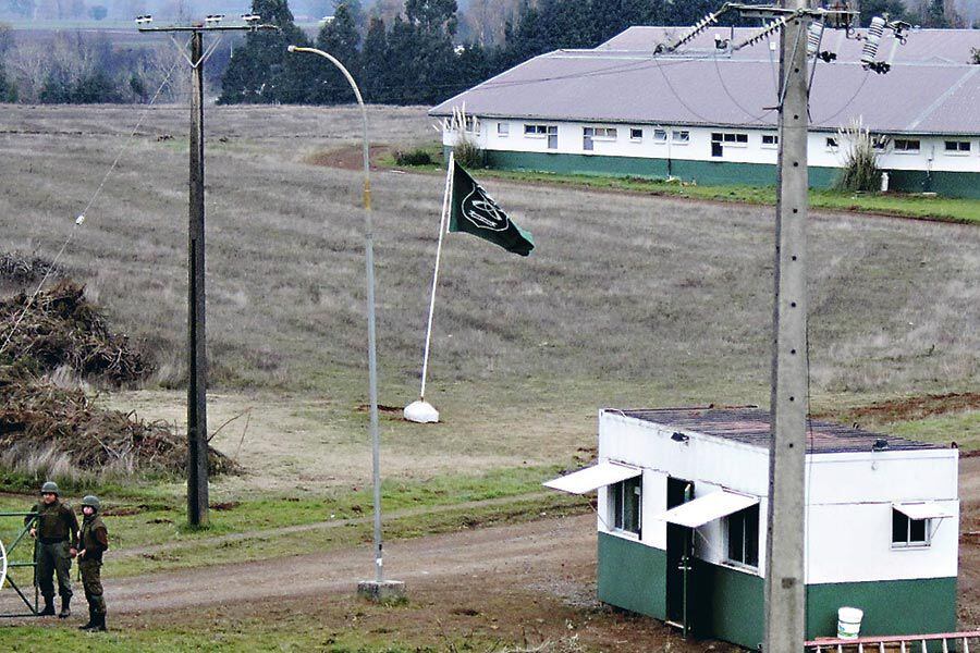Comisaría de Pailahueque de Carabineros, ubicada en la comuna de Ercilla.