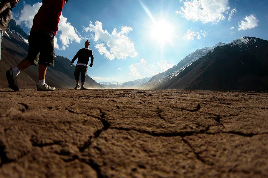 Embalse el Yeso y Cordillera del Cajòn del Maipo