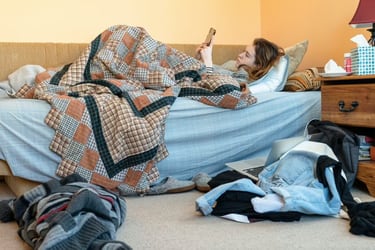 Cómo limpiar el desorden de tu habitación si estás pasando por un problema de salud mental