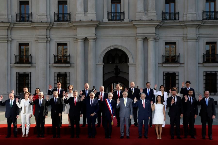 Fotografia Oficial en el Palacio de La Moneda