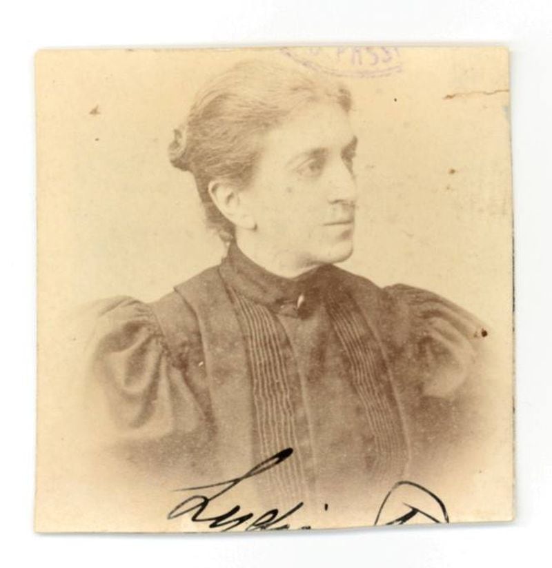 Retrato de Lidia Pöet, primera abogada de Italia y pionera feminista.