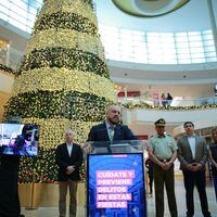 Gobierno lanza campaña para evitar robos en centros comerciales durante las fiestas de fin de año