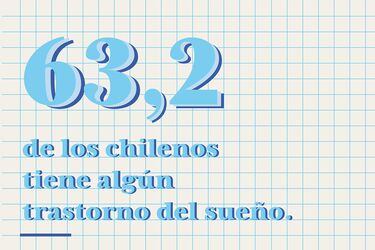 63,2% de los chilenos tiene algún trastorno del sueño