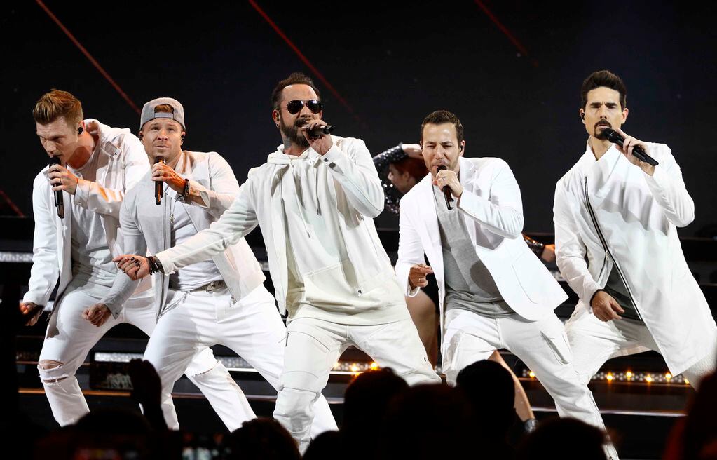28 de Febrero del 2019/VIÑA DEL MARBackstreet Boys durante la quinta noche del Festival de Viña del Mar 2019 FOTO:MARIO DAVILA/AGENCIAUNO