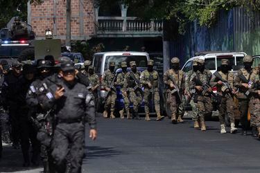 Despliegan 10 mil militares y policías en municipio de El Salvador para localizar a pandilleros