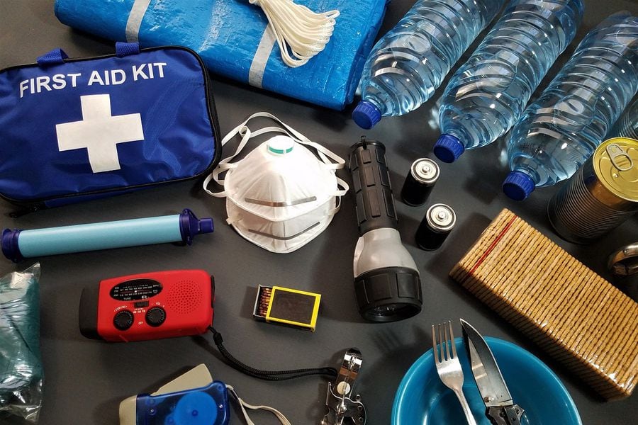 Kit de supervivencia de emergencia y kit de primeros auxilios