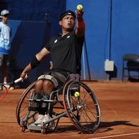 Alexander Cataldo se lleva la medalla de plata en tenis en silla de ruedas tras caer ante el argentino Gustavo Fernández