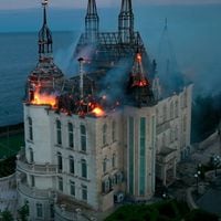 Rusia destruye “castillo de Harry Potter” en Ucrania con un misil