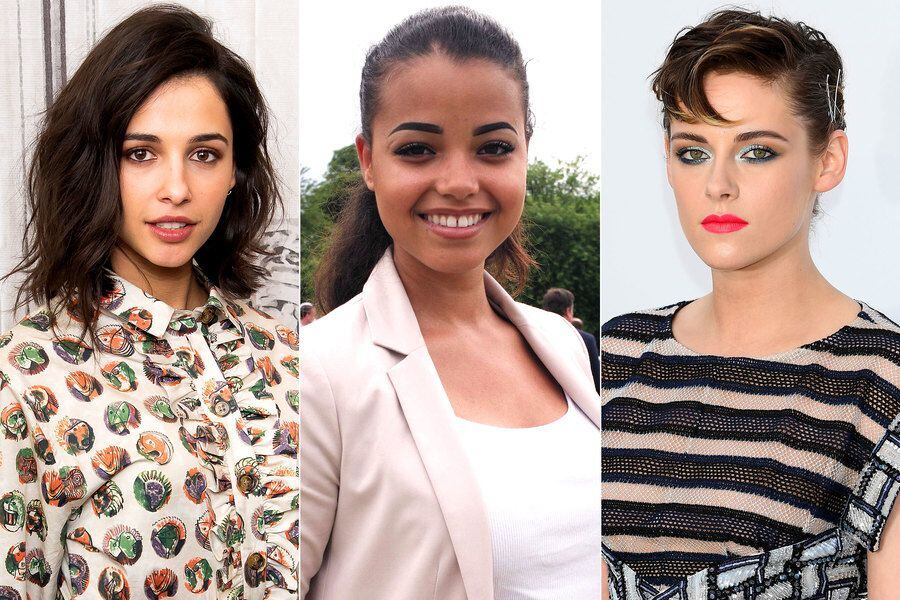 Naomi Scott, Ella Balinska y Kristen Stewart