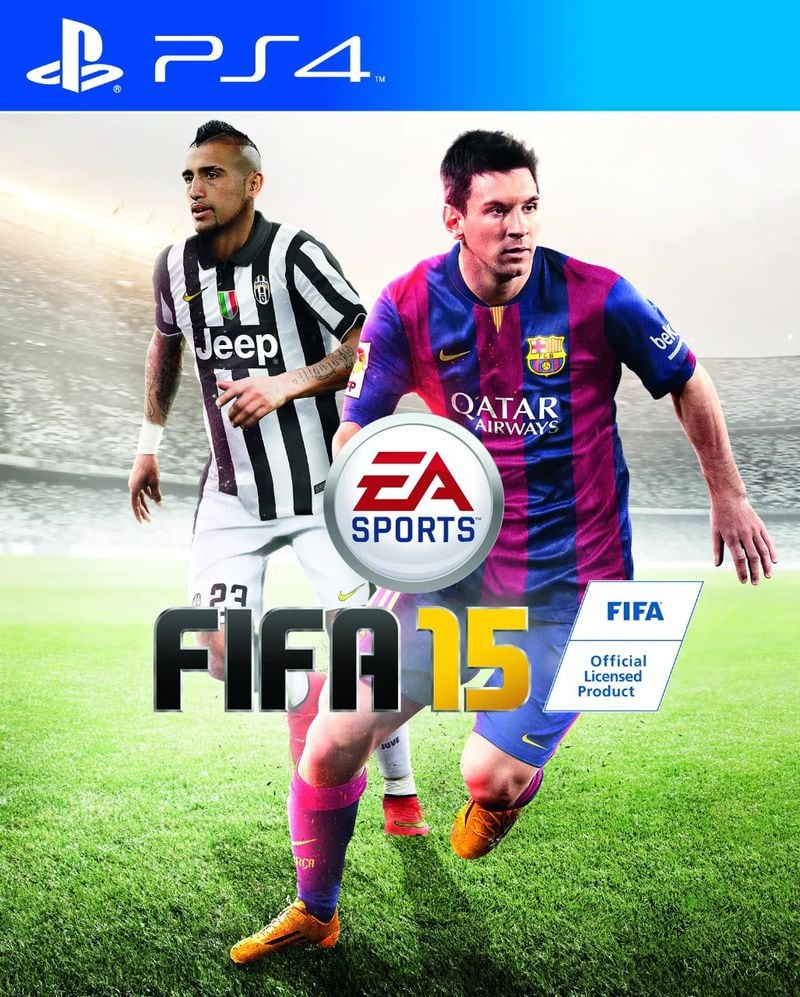 Arturo Vidal, en la portada de FIFA 15