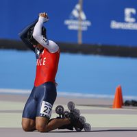 El décimo oro para el Team Chile: Emanuelle Silva brilla en los 200 metros contrarreloj del patín carrera