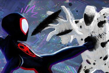 Miles Morales y Gwen Stacy se enfrentan a The Spot en una nueva imagen de Spider-Man: Across the Spider-Verse