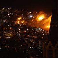 Gobierno convoca Cogrid nacional para esta noche por incendio forestal en Valparaíso