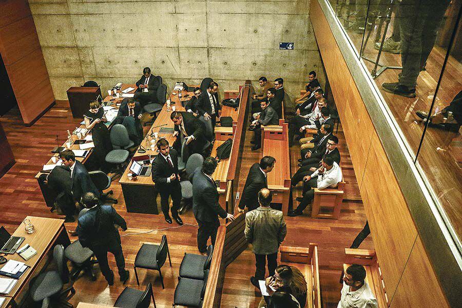 La audiencia se suspendió y continuará el 23 de diciembre. Foto: Luis Sevilla