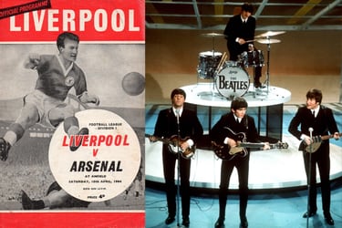 En un partido entre Liverpool y Arsenal la hinchada de los Red dejó una imagen para el recuerdo al interpretar en coro la canción She Loves You, emblema de la beatlemanía de los años 60.