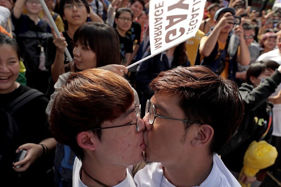 Taiwán se convierte en el primer país de Asia en legalizar el matrimonio gay