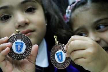 Las pequeñas alumnas son las primeras que se integran al Lastarria. Foto: AgenciaUno