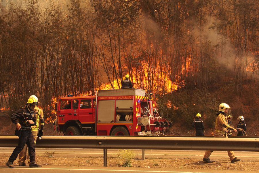 Incendios región de Valparaíso