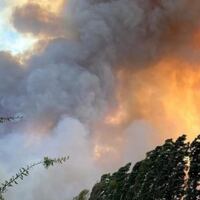 Cancelaron la alerta roja: Senapred declara alerta amarilla por incendio en Las Cabras