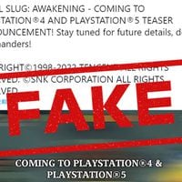SNK niega que Metal Slug Awakening llegará a PlayStation 4 y 5