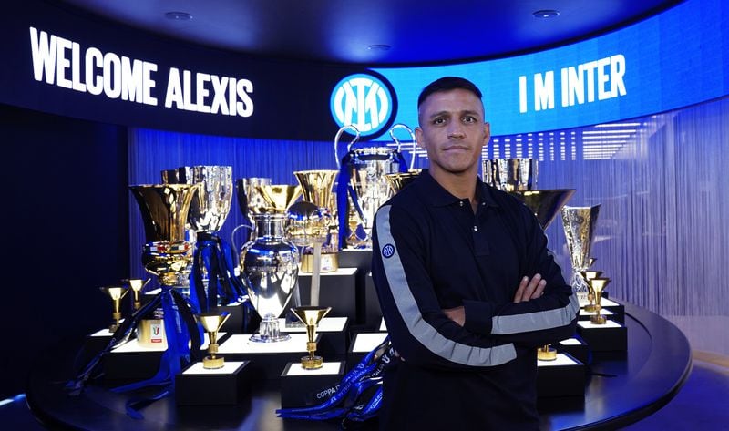 Alexis Sánchez, en la sede del Inter.