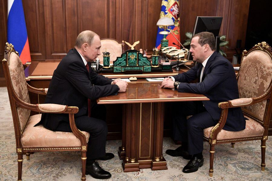 Putin y primer ministro