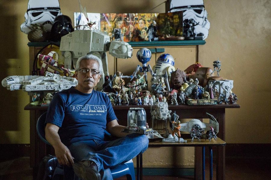 Las 700 piezas que muestran pasión de nicaragüense por Guerra de las Galaxias