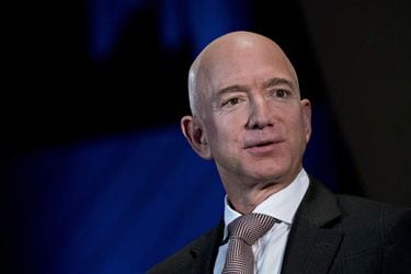 Amazon CEO Jeff Bezos Speaks At Economic Club Of Washington Dinner