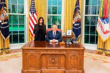 Kim Kardashian y Donald Trump